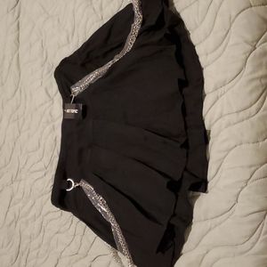 Pleated Skirt with Chains